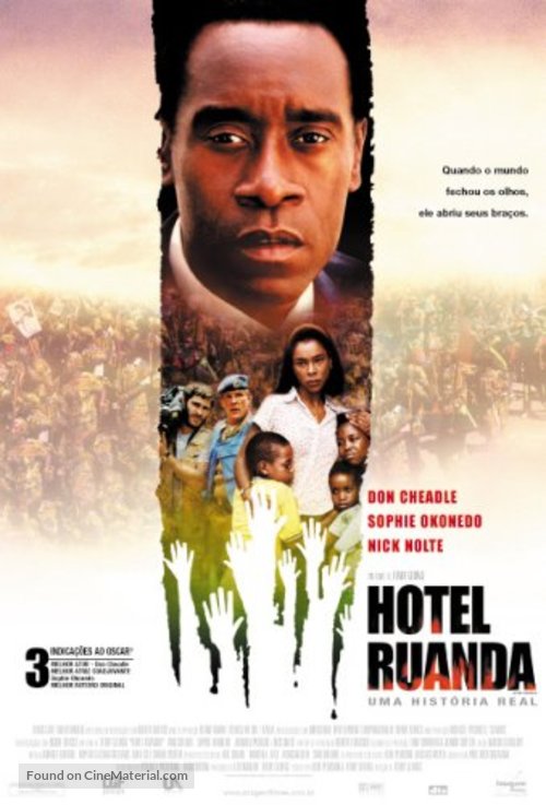 Hotel Rwanda - Brazilian Movie Poster