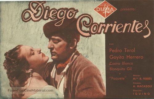 Diego Corrientes - Spanish Movie Poster