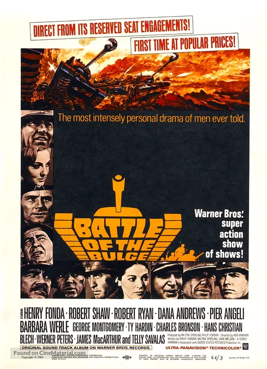 Battle of the Bulge - Movie Poster