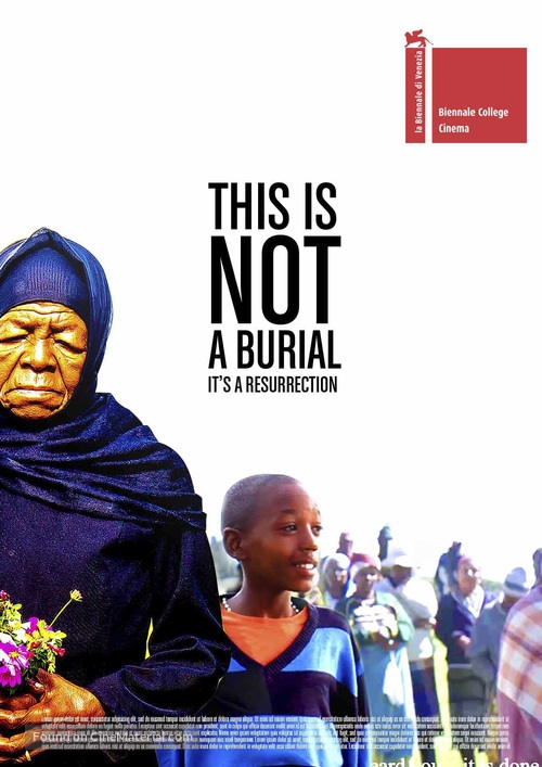This Is Not a Burial, It&#039;s a Resurrection - South African Movie Poster