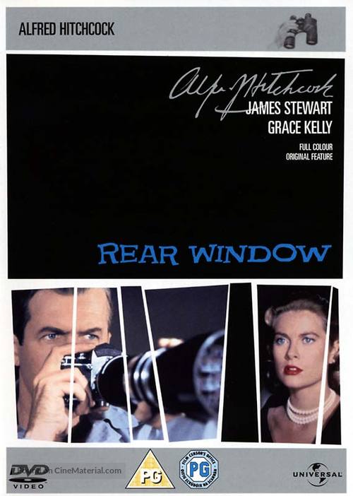 Rear Window - British DVD movie cover