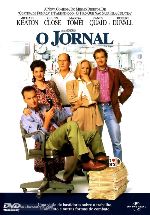 The Paper - Brazilian DVD movie cover