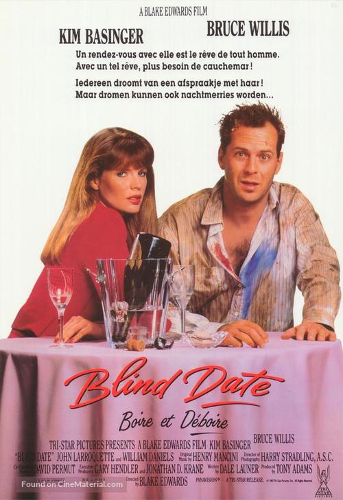 Blind Date - Belgian Movie Poster