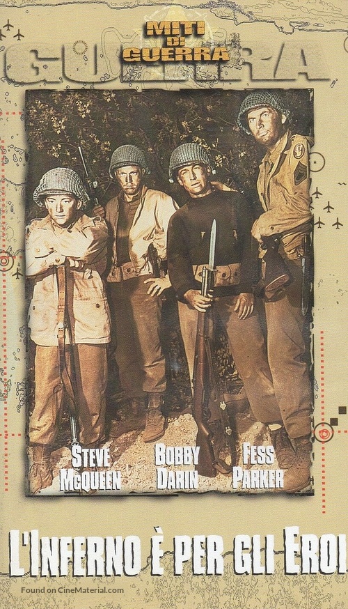 Hell Is for Heroes - Italian VHS movie cover