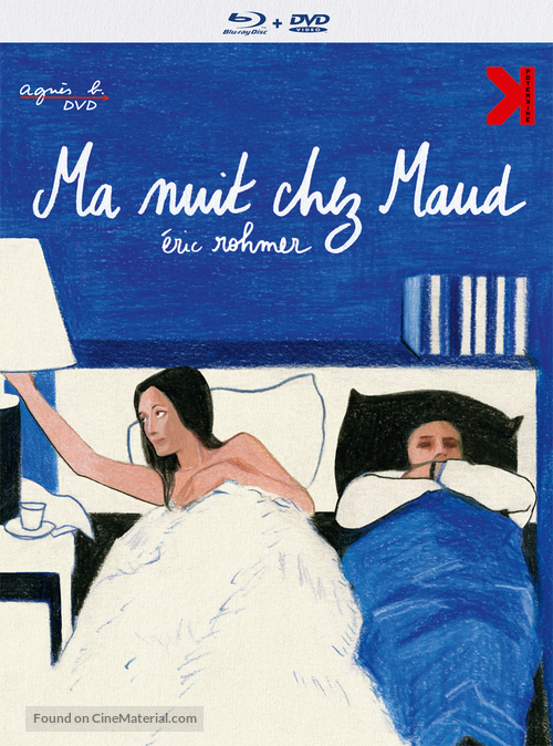 Ma nuit chez Maud - French Blu-Ray movie cover
