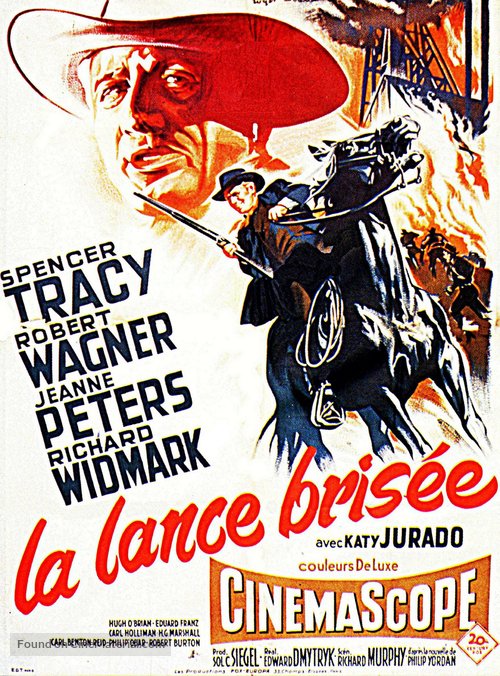 Broken Lance - French Movie Poster