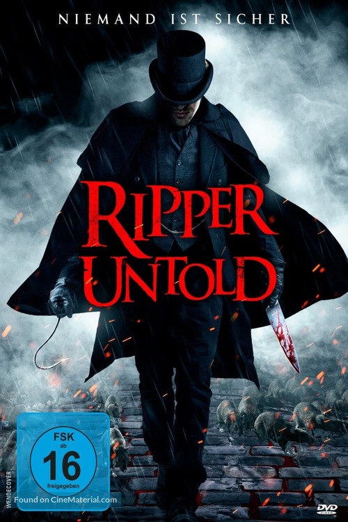 Ripper Untold - German DVD movie cover