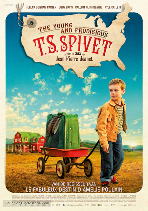 L&#039;extravagant voyage du jeune et prodigieux T.S. Spivet - Dutch Movie Poster