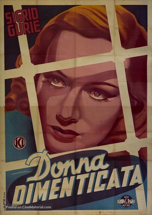 The Forgotten Woman - Italian Movie Poster