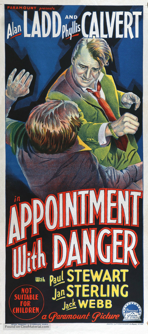 Appointment with Danger - Australian Movie Poster