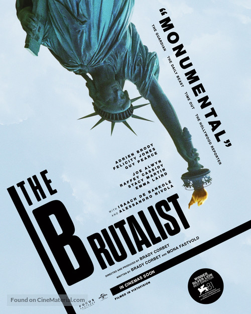 The Brutalist - British Movie Poster