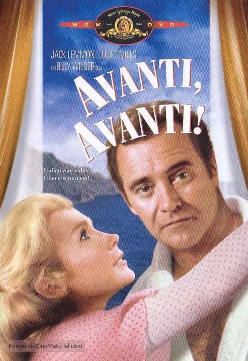 Avanti! - German DVD movie cover