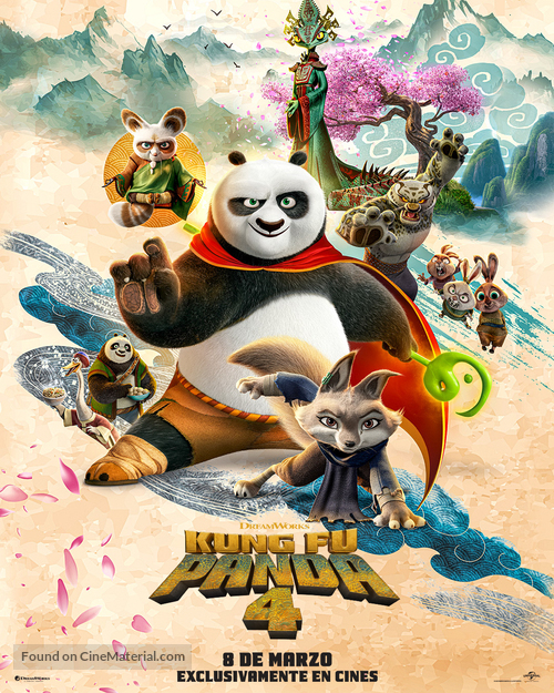 Kung Fu Panda 4 - Spanish Movie Poster