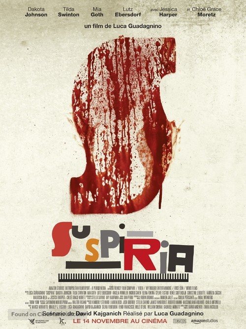 Suspiria - French Theatrical movie poster