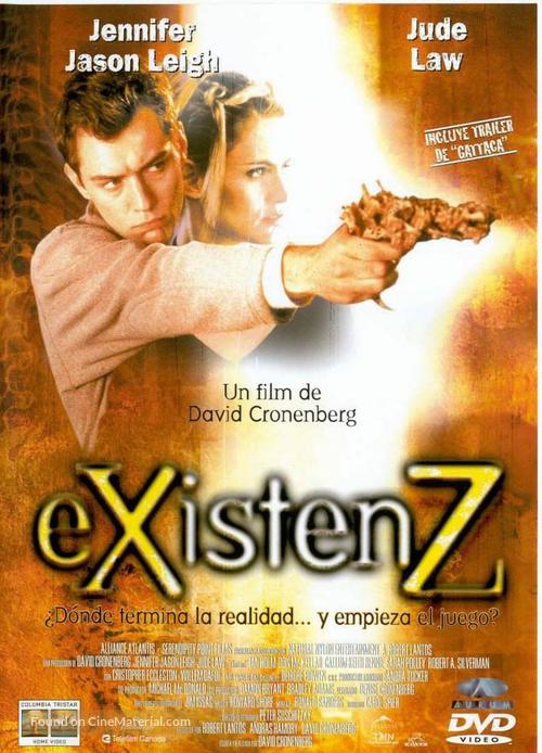 eXistenZ - Spanish DVD movie cover