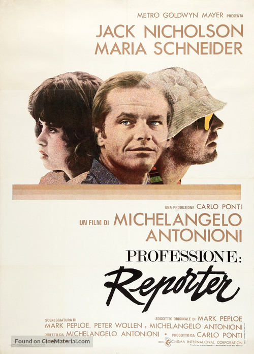 Professione: reporter - Italian Movie Poster