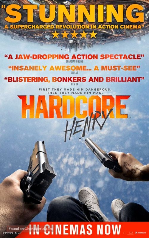 Hardcore Henry - British Movie Poster