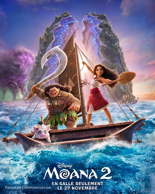 Moana 2 - Canadian Movie Poster