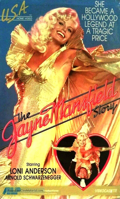 The Jayne Mansfield Story - VHS movie cover