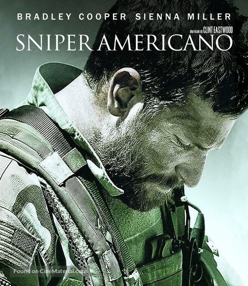 American Sniper - Brazilian Blu-Ray movie cover