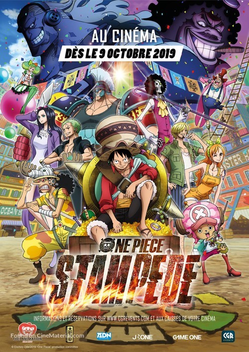 One Piece: Stampede - French Movie Poster