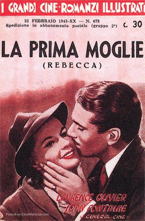 Rebecca - Italian poster