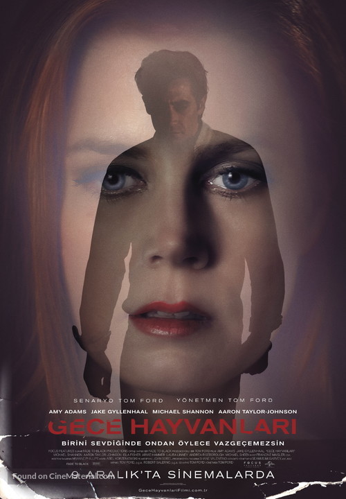 Nocturnal Animals - Turkish Movie Poster