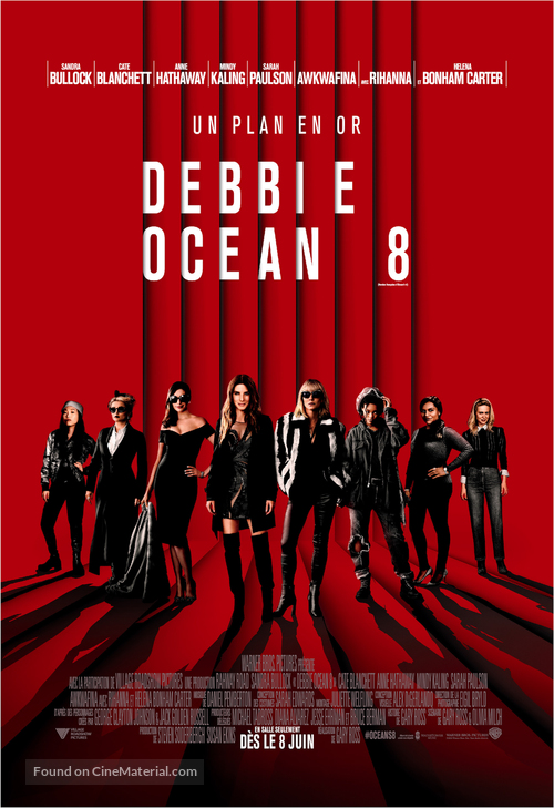 Ocean&#039;s 8 - Canadian Movie Poster