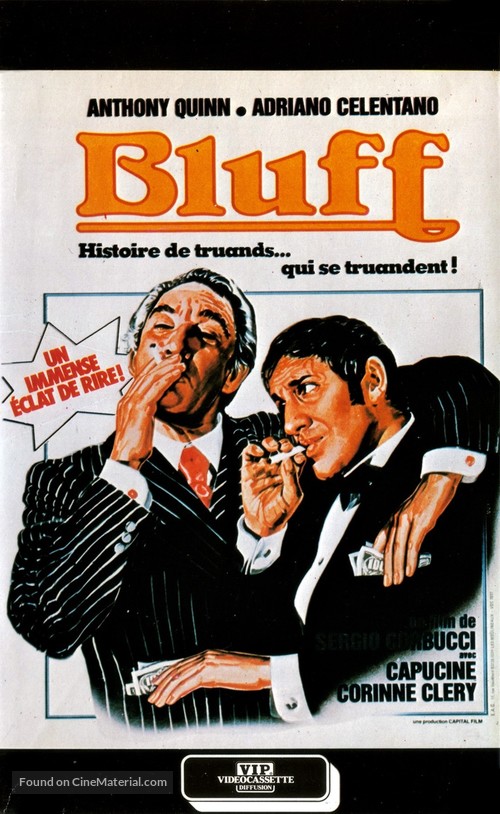 Bluff storia di truffe e di imbroglioni - French VHS movie cover