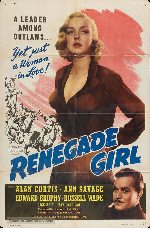 Renegade Girl - Movie Poster