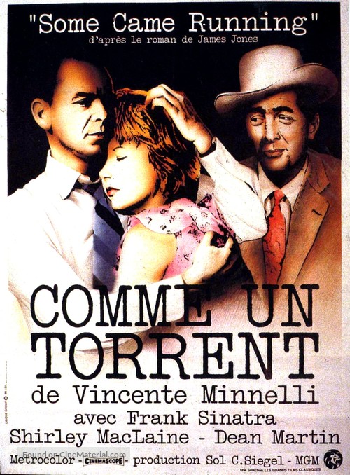 Some Came Running - French Re-release movie poster