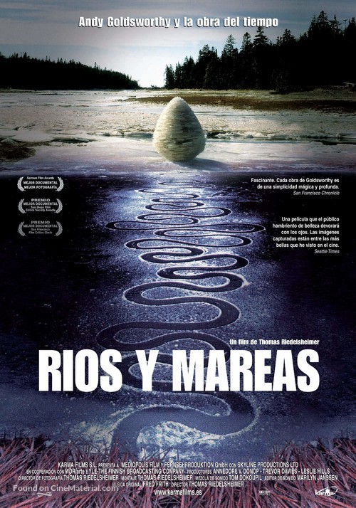 Rivers and Tides - Spanish Movie Poster