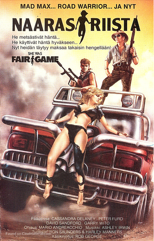 Fair Game - Finnish VHS movie cover