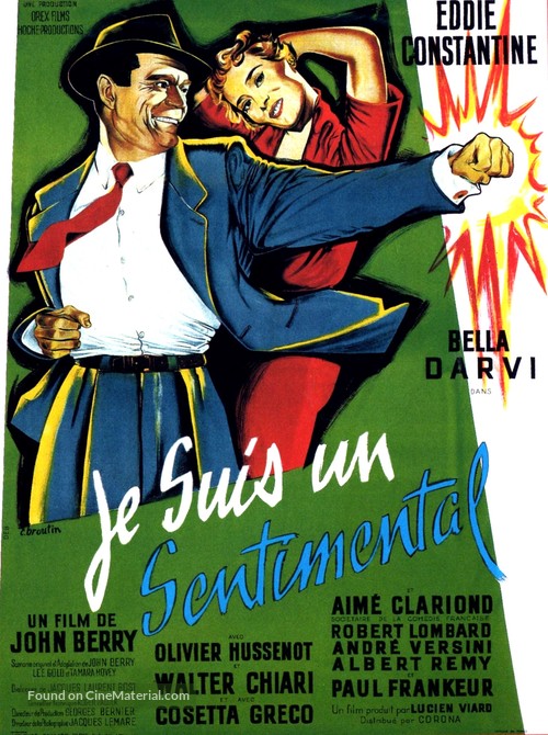 Je suis un sentimental - French Movie Poster