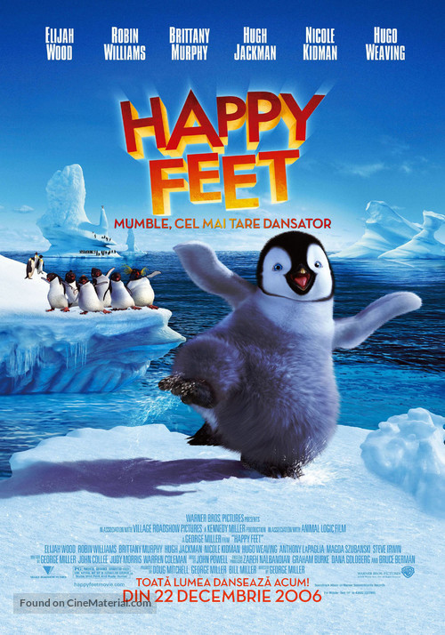 Happy Feet - Romanian Movie Poster