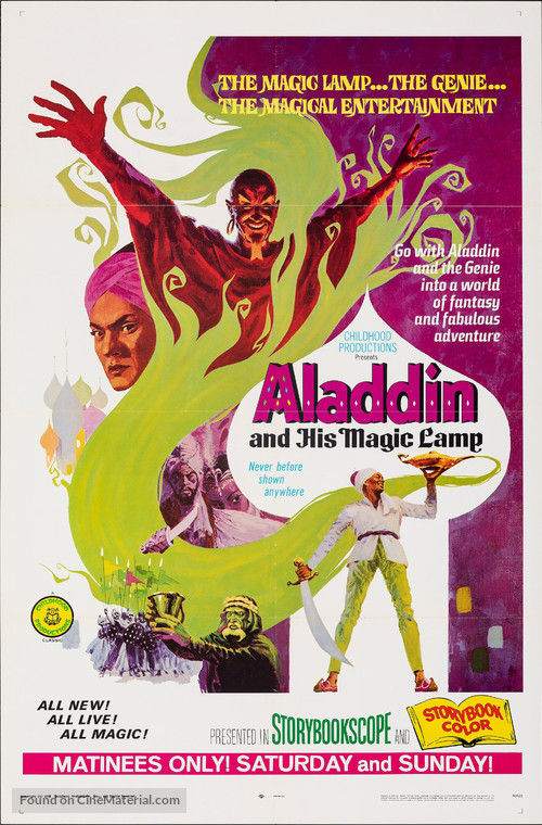 Volshebnaya lampa Aladdina - Movie Poster