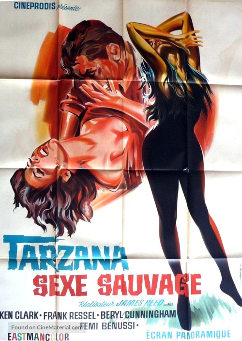 Tarzana, sesso selvaggio - French Movie Poster