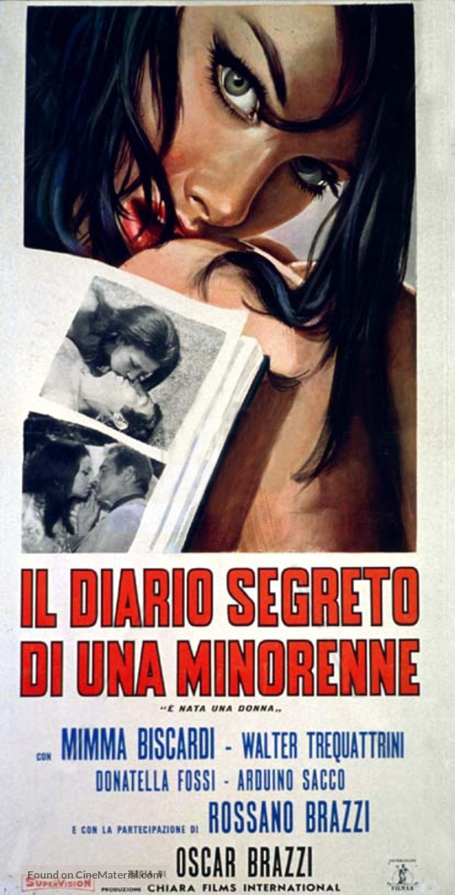 Il diario segreto di una minorenne - Italian Movie Poster