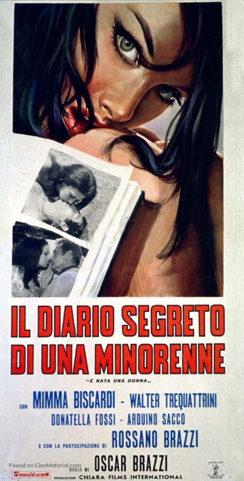 Il diario segreto di una minorenne - Italian Movie Poster