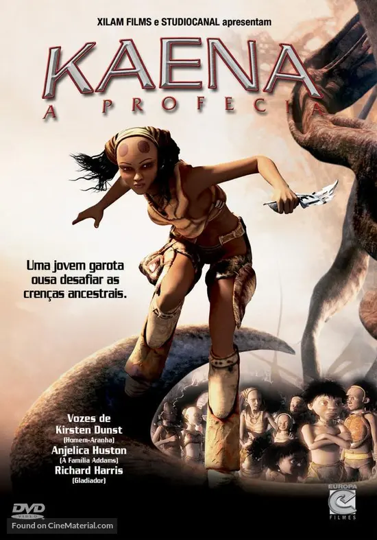 Kaena - Brazilian DVD movie cover