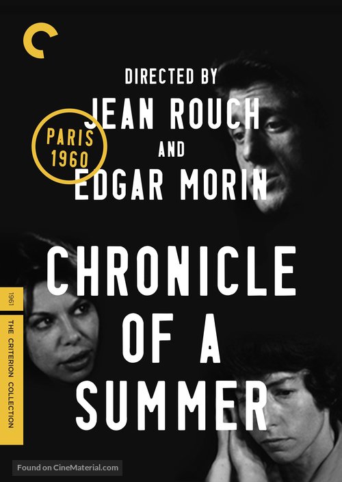 Chronique d&#039;un &eacute;t&eacute; (Paris 1960) - DVD movie cover