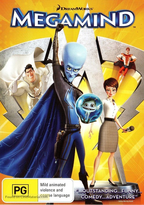 Megamind - Australian DVD movie cover