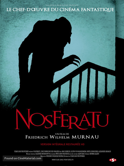 Nosferatu, eine Symphonie des Grauens - French Movie Poster