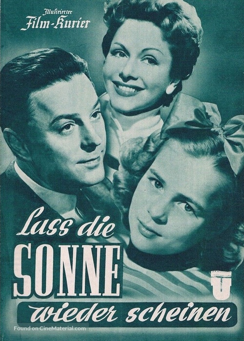 Lass die Sonne wieder scheinen - German poster