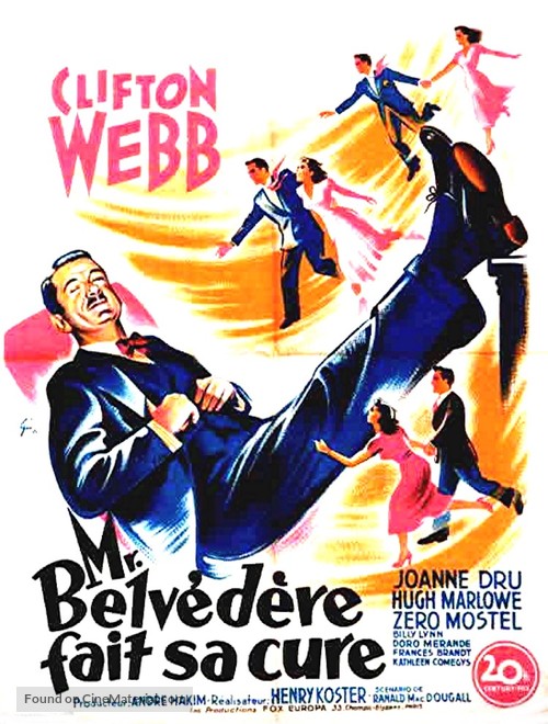 Mr. Belvedere Rings the Bell - French Movie Poster