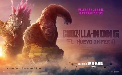 Godzilla x Kong: The New Empire - Mexican Movie Poster