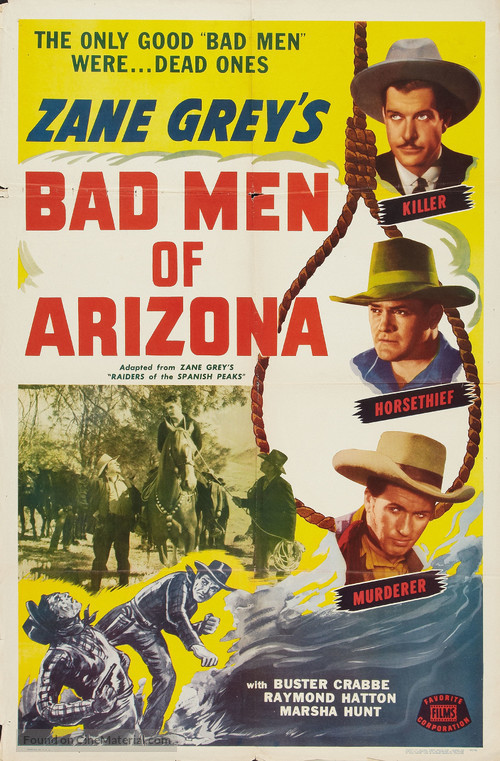 The Arizona Raiders - Re-release movie poster