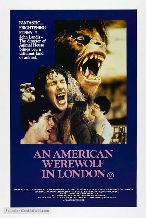 An American Werewolf in London - Australian Theatrical movie poster