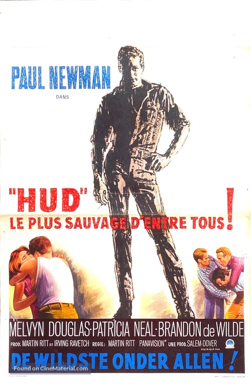 Hud - Belgian Movie Poster