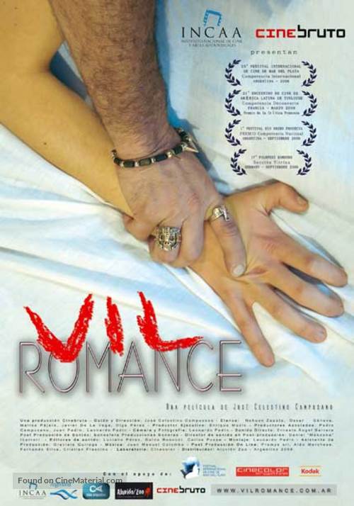 Vil romance - Argentinian Movie Poster